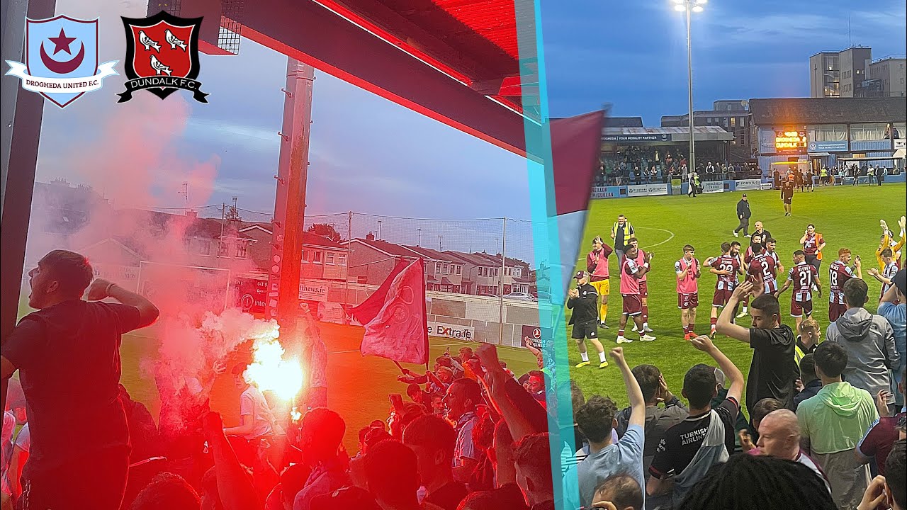UNBELIEVABLE SCENES! Irelands Most VIOLENT Derby! | Drogheda United vs Dundalk