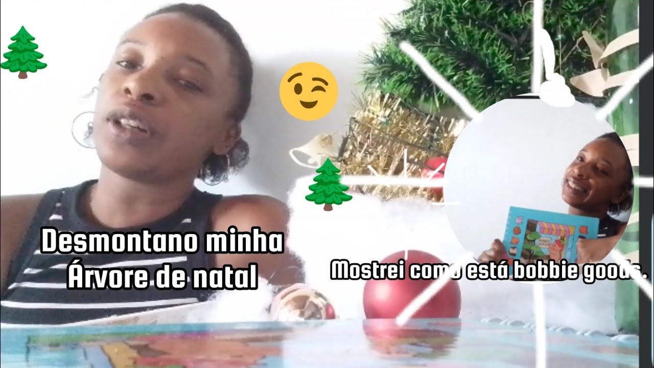 Desmontano minha árvore Natal 🌲, falei sobre minhas pinturas bobbie goods.