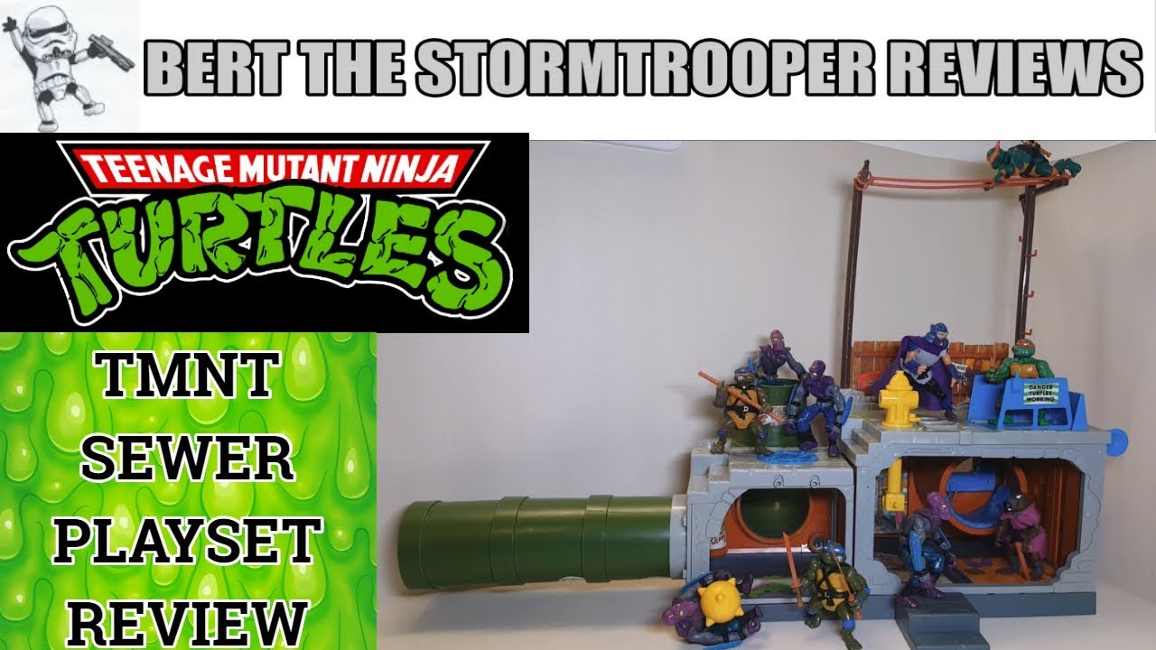 TMNT 1989 Sewer Playset Review! Bert the Stormtrooper Reviews!