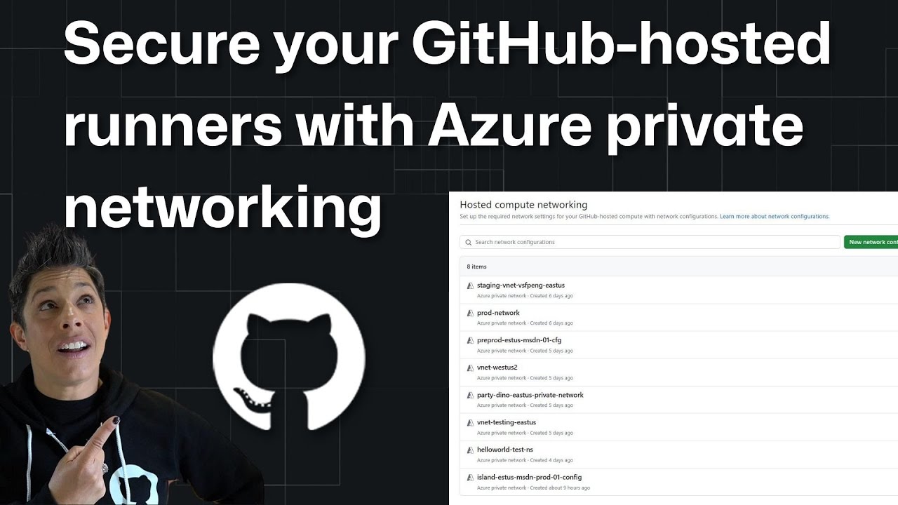 Защитите свои процессы, размещенные на GitHub, с помощью частной сети Azure