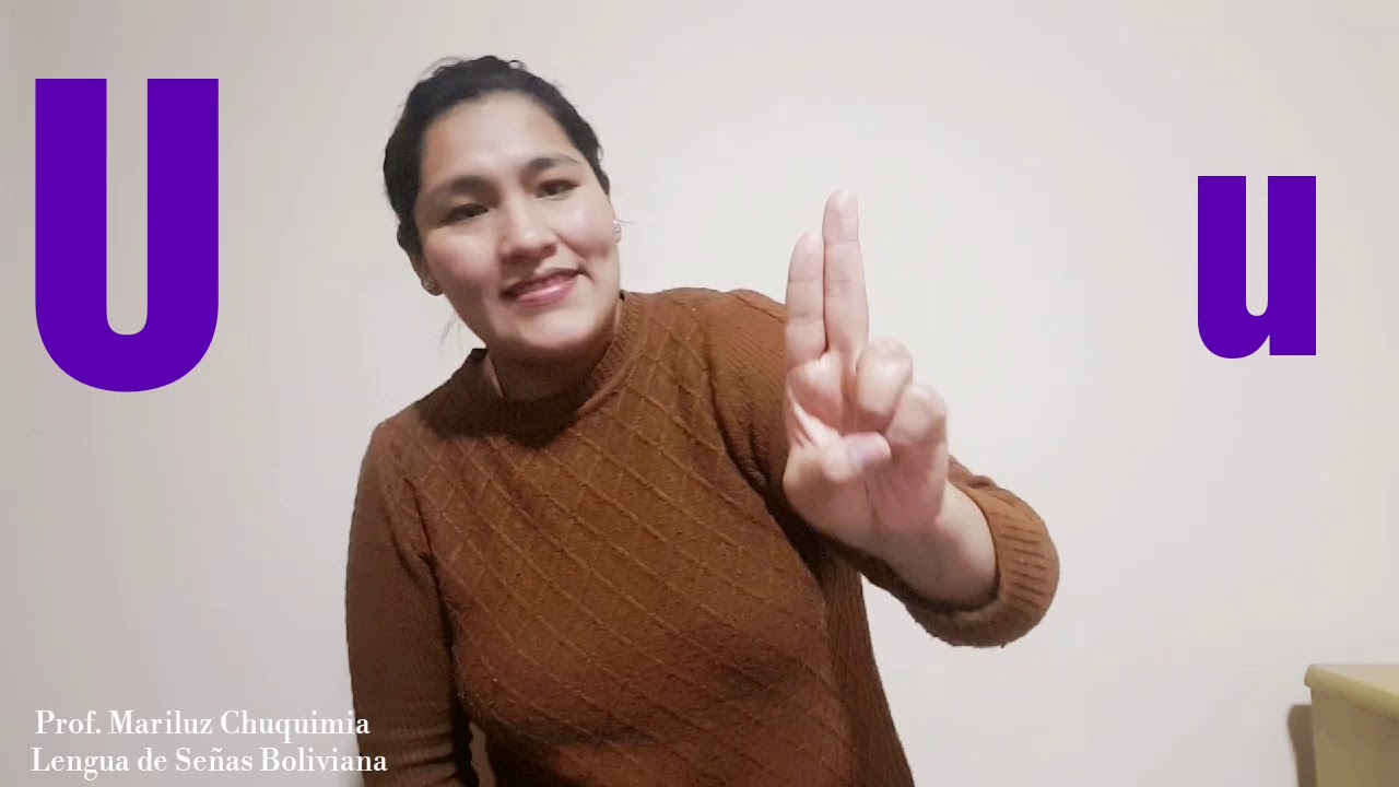 Aprendemos en casa 5 Vocales en Lengua de Señas Boliviana