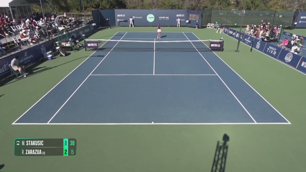 Marina Stakusic (CAN) vs Renata Zarazua [3] (MEX) // 4-6 6-3 3-6 // W125 Austin // Final