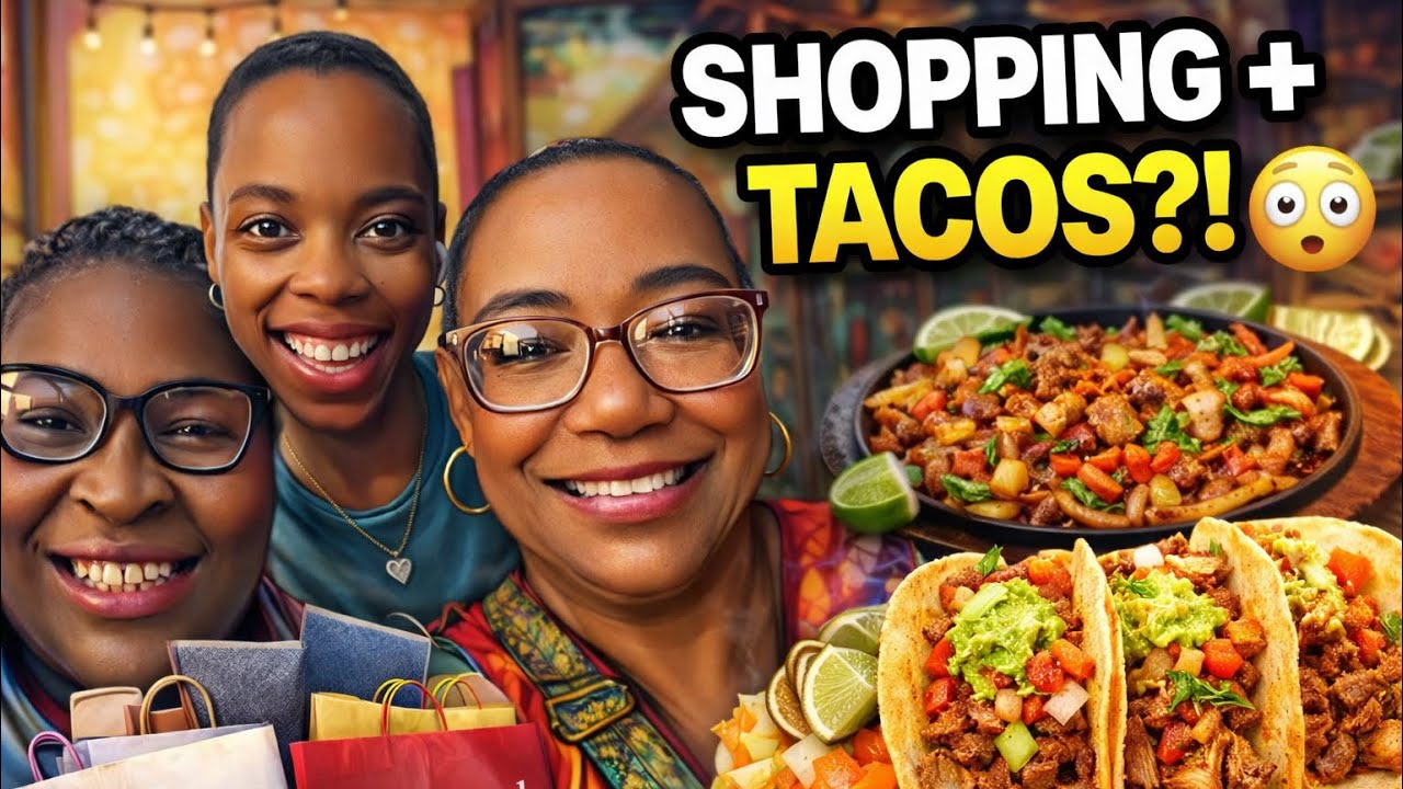 Девичник 🛍️ Покупки в Burlington и HomeGoods + Посещение нового мексиканского ресторана 🌮 Семейны...