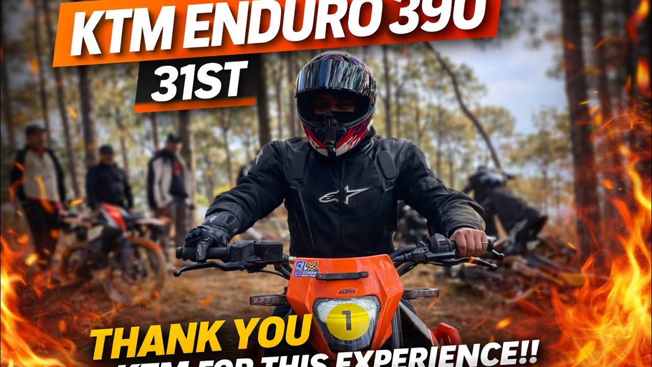 KTM Enduro Day | Riding KTM Enduro 390 | Jan 31st Experienc