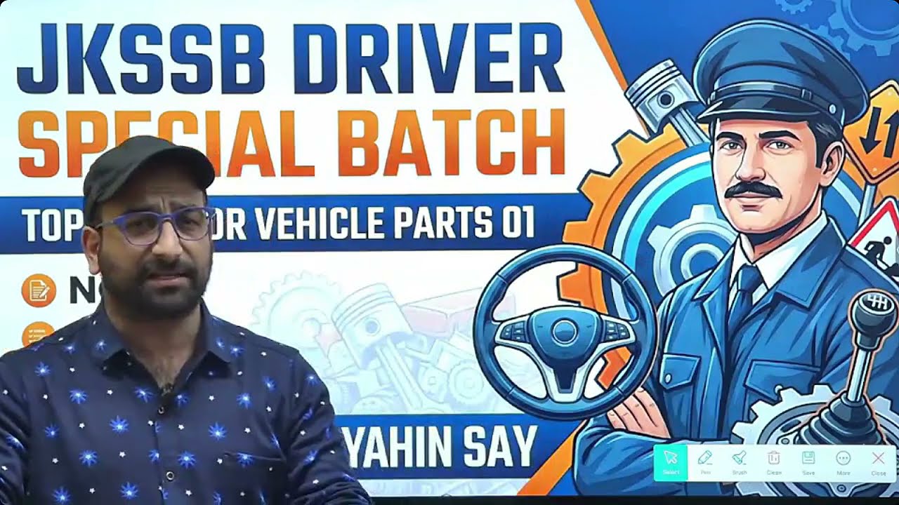 JKSSB DRIVER | MOTOR VEHICLE PARTS LECTURE -1 ||  @ApniJobsAcademyCompetitiveexam