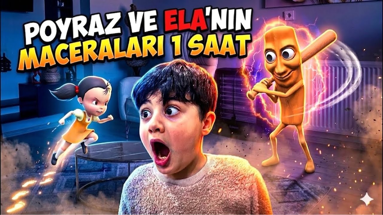 POYRAZ VE ELİFİN 1 SAATLİK MACERALARI !/ FULL İZLE 