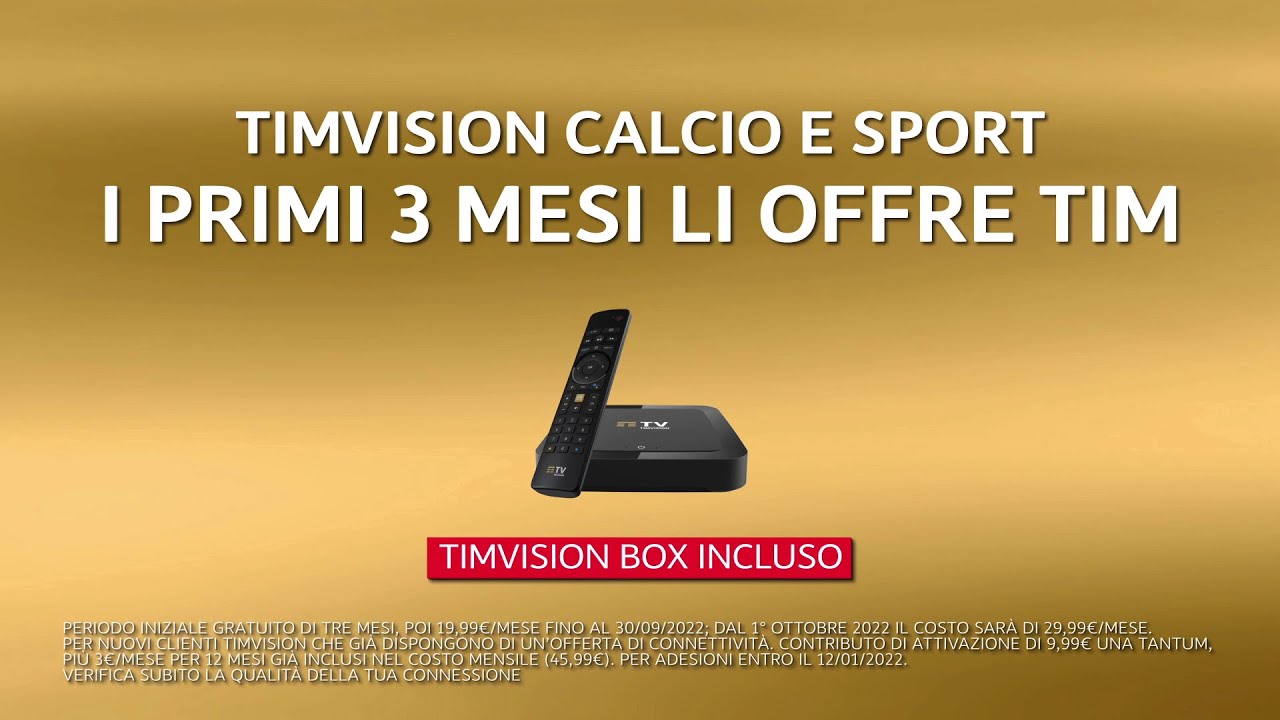 Spot TIM - TIMVISION Calcio e Sport