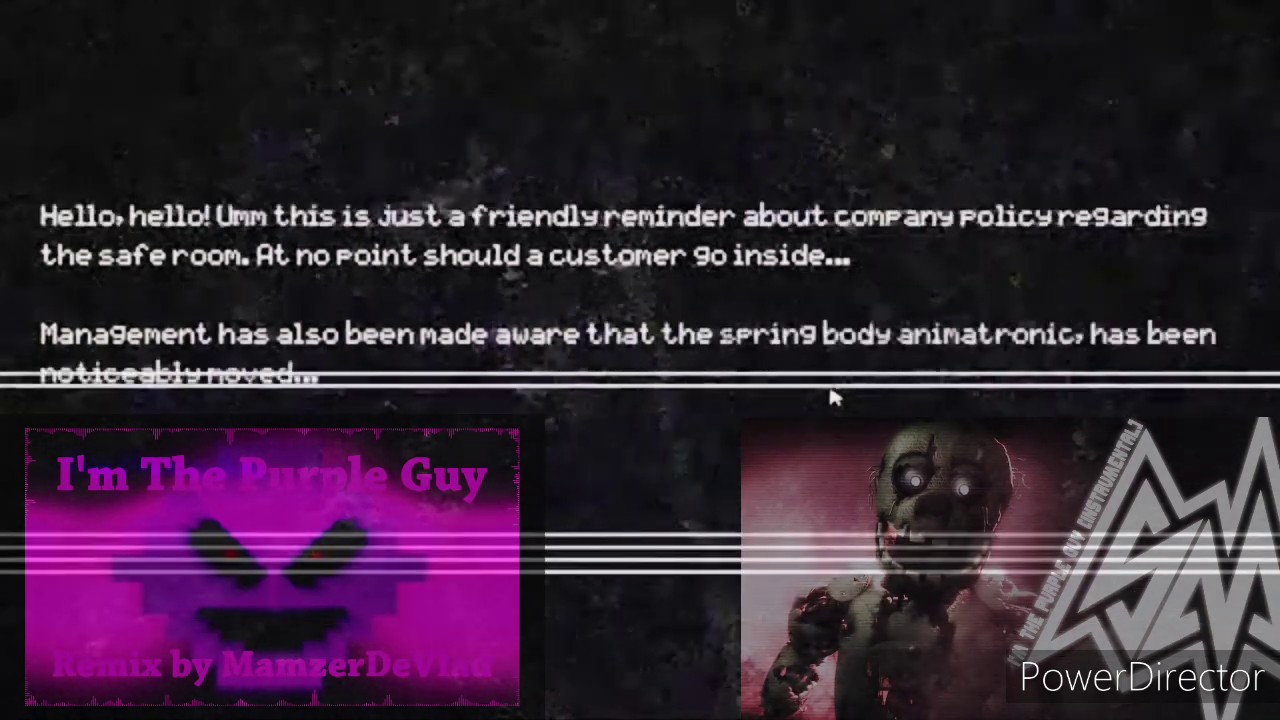 I'm the Purple Guy Mega-Instrumental (DAGames, SayMaxWell, MamzerDeVlad Mashup)
