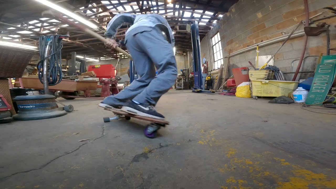 Land Paddling The Surf Skate