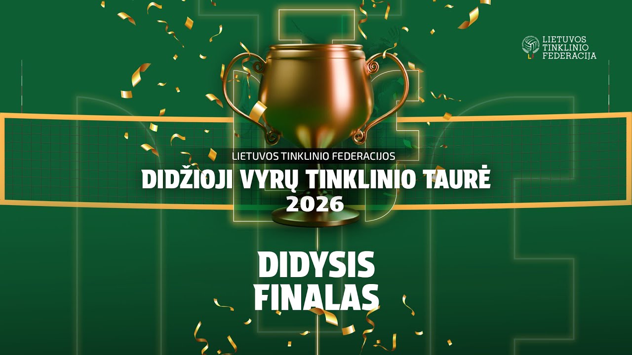 Didžiosios tinklinio taurės finalas: Gargždų „Amber Volley“ – Šiaulių „Elga-Grafaitė S-Sportas“