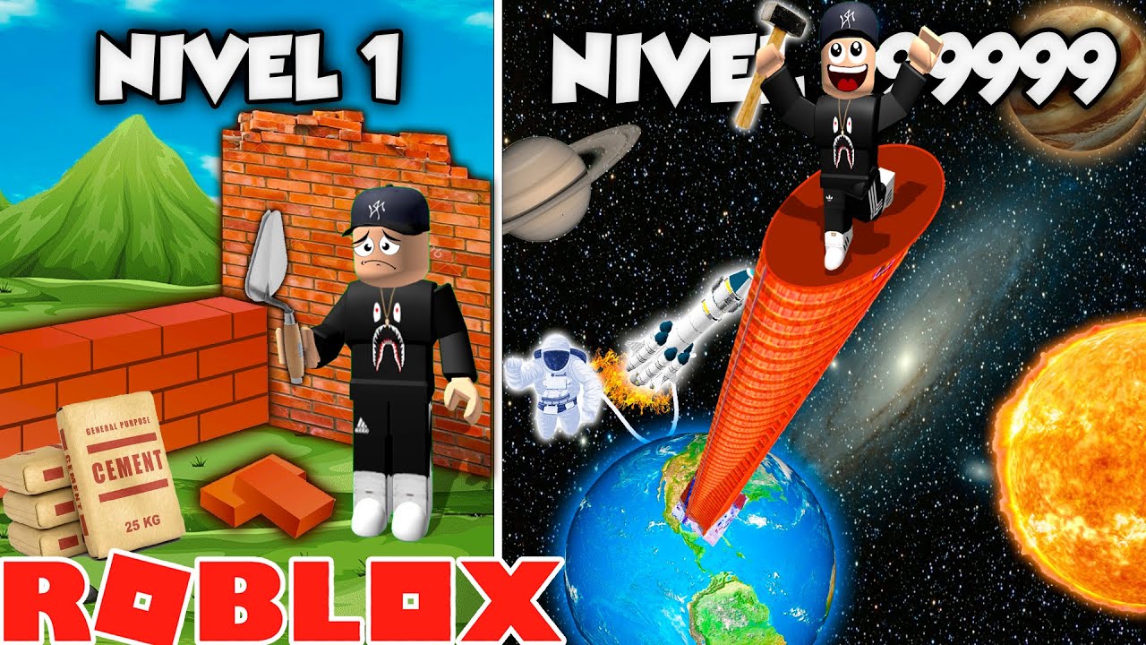 Hago un Edificio Hasta el Espacio 🚀🗼🛸 en Torre al Espacio Simulator Roblox