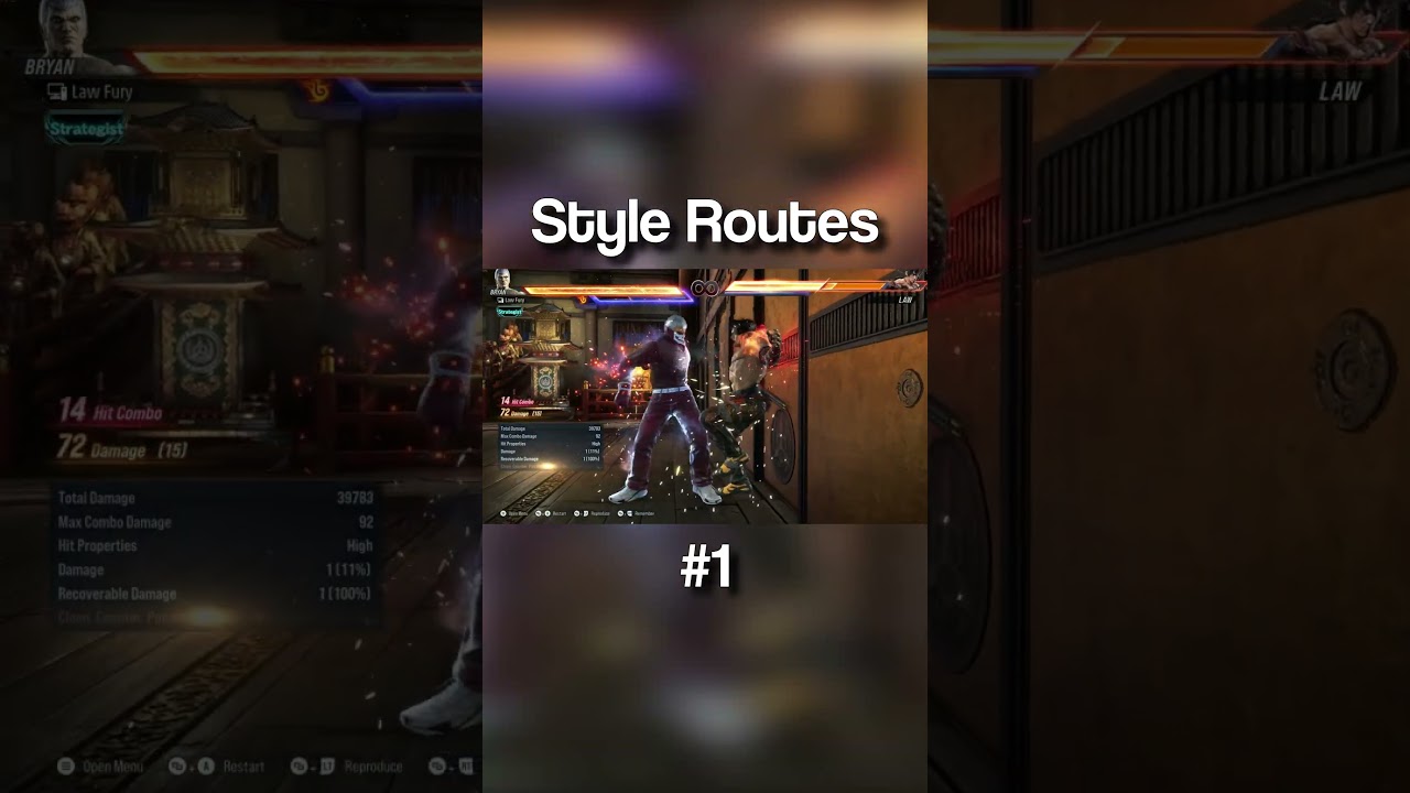 Bryan Fury - Style Routes | #1 | Tekken 8