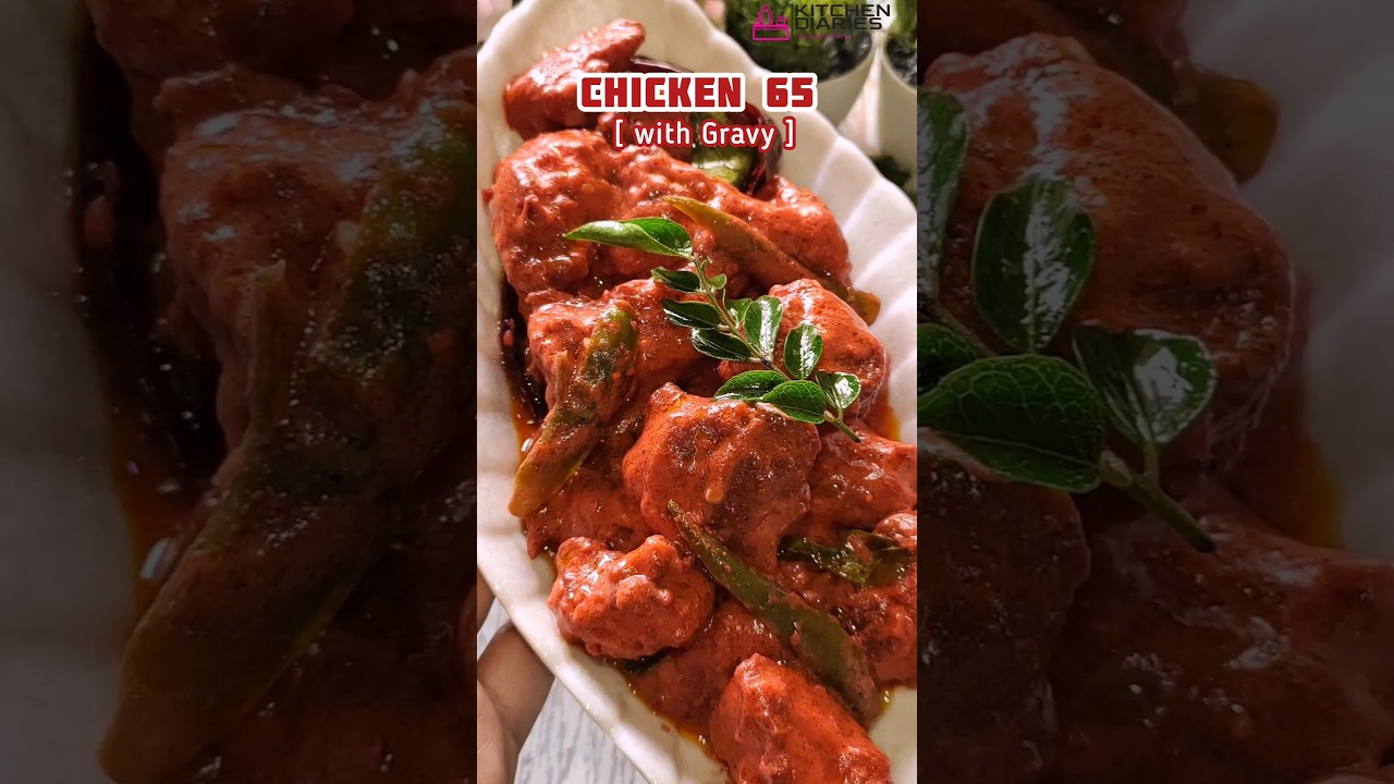 The Best Chicken 65 Gravy Recipe || Restaurant Style #shorts #trendingshorts