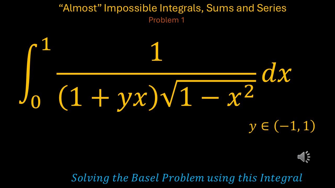 Almost Impossible Integral - Question 1