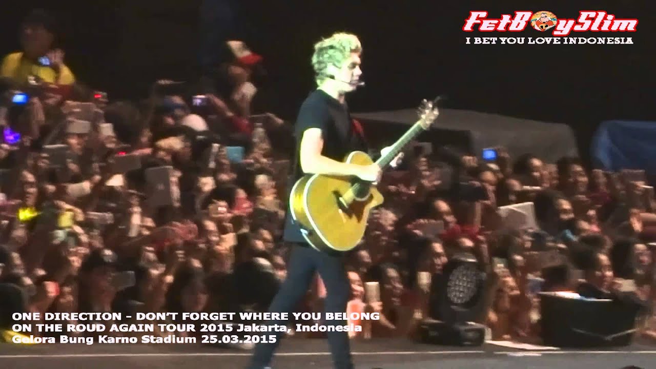 1D ONE DIRECTION - DON'T FORGET WHERE YOU BELONG live in Jakarta, Indonesia 2015