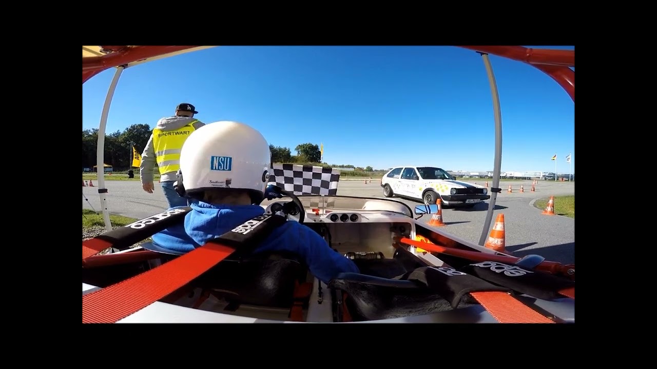 NSU Brixner beim Slalom vom MSC Oberderdingen in Kronau am 09.10.2022