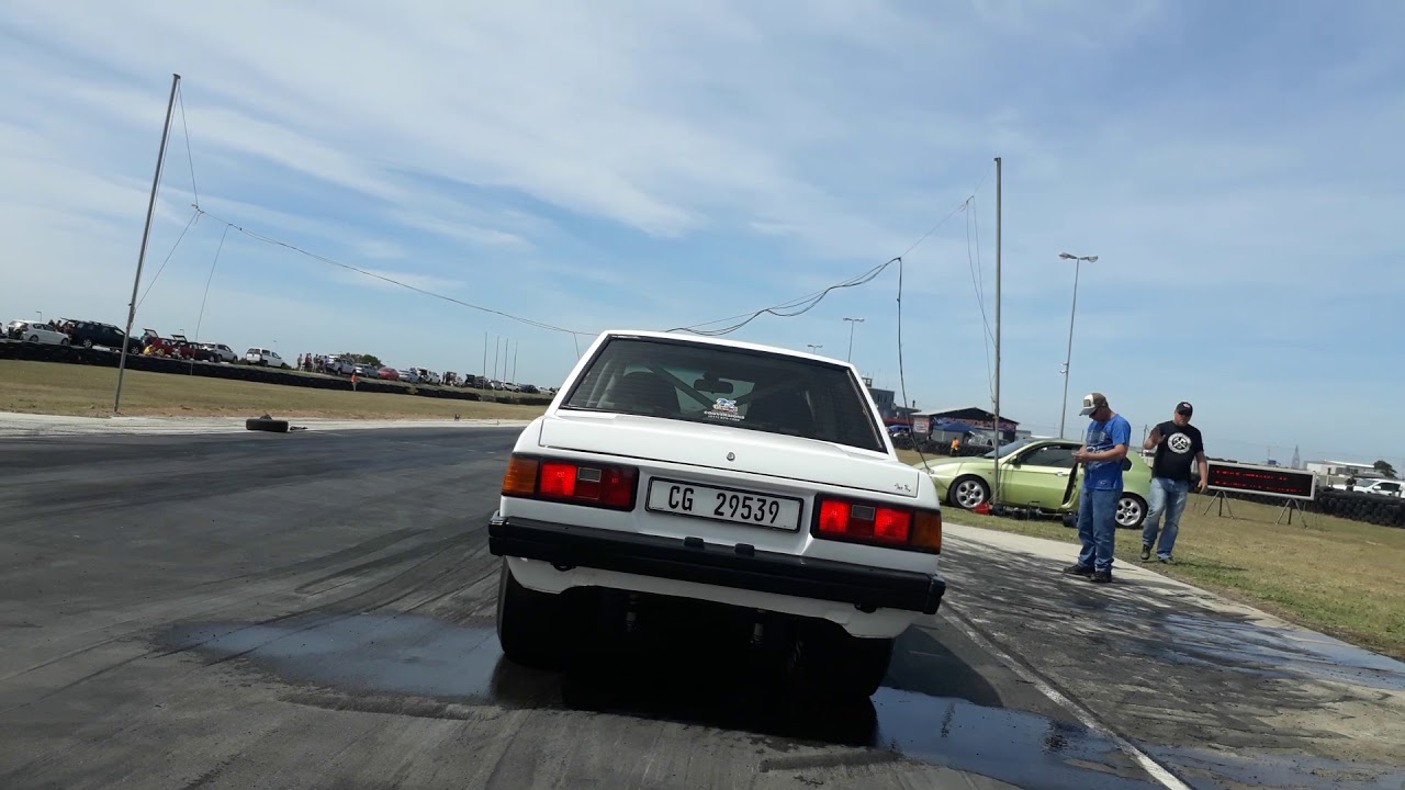 1000 HP 2JZ KE70 Corolla runs 10,7 sec @ Aldo Scribante