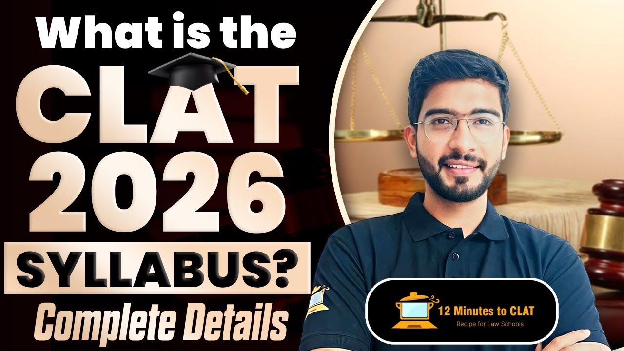 CLAT 2026: Complete Syllabus and Pattern I CLAT Starting Point I Keshav Malpani