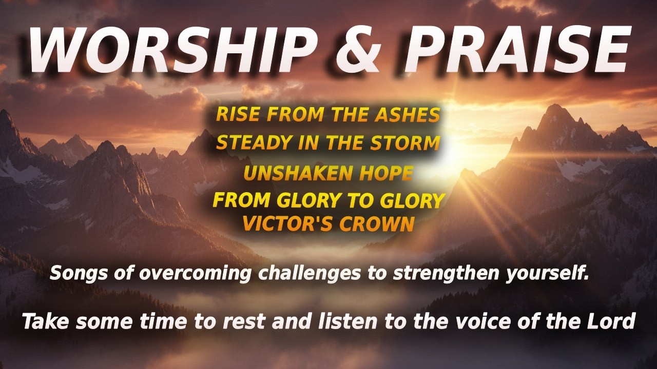 POWERFUL WORSHIP SONGS | When You're TIRED of Struggling, Find REST Here [Lyric Video]