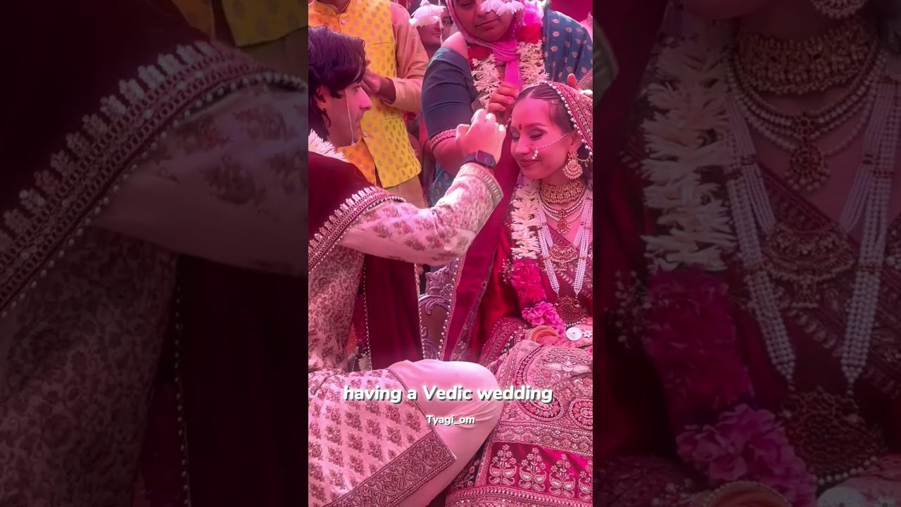 Beauty Of Vedic Weddings🕉️😍|#shorts #sanatandharma #vedic #wedding #iskcon