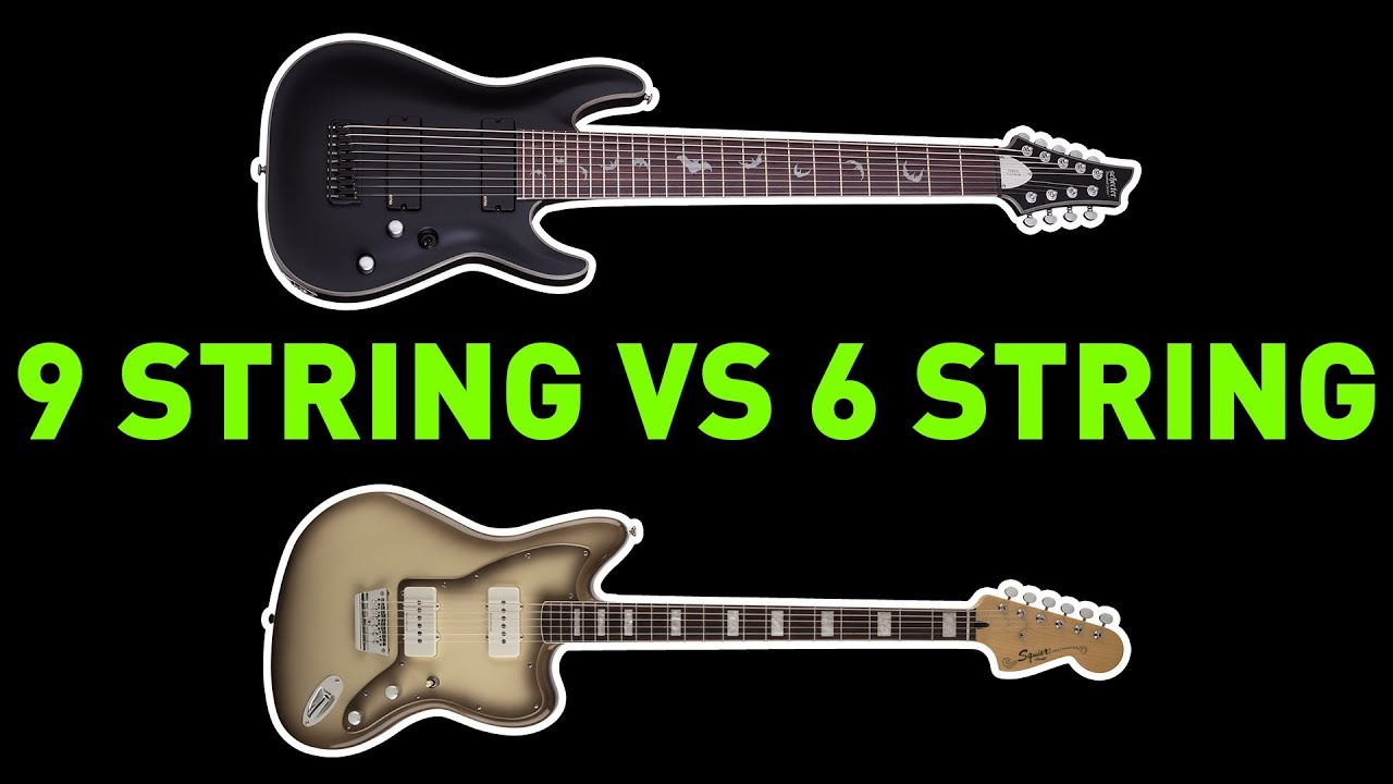 9 String Guitar Vs Down Tuned 6 String Baritone Guitar