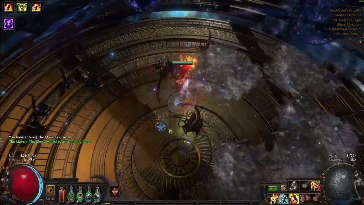 [PoE 3.27] SSF Water Boneshatter vs. Feared 30 sec