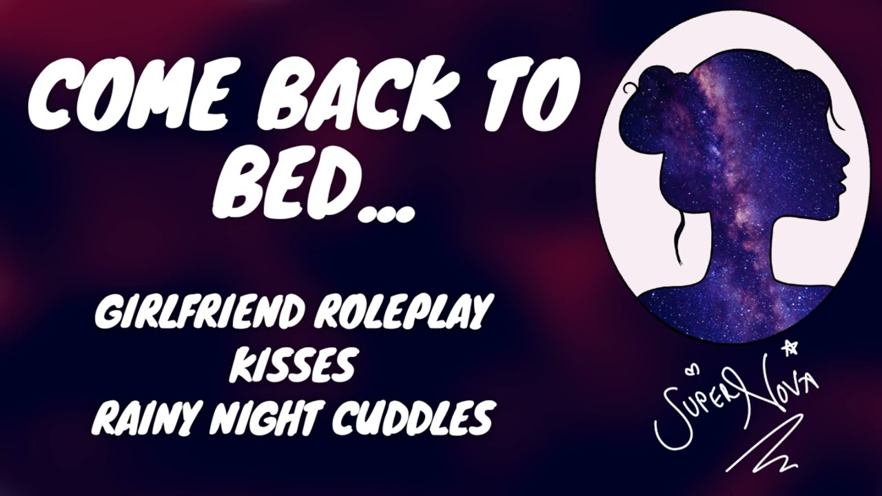 Come back to bed ASMR [Girlfriend Roleplay] [kisses] [rainy night ambience] [sleep comfort]