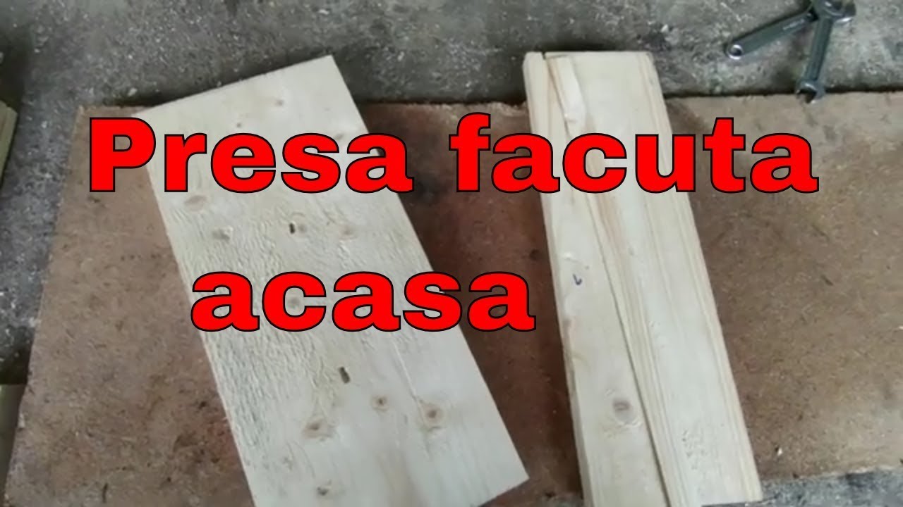Cum sa &icirc;mbini doua scanduri cu presa facuta acasa foarte simplu