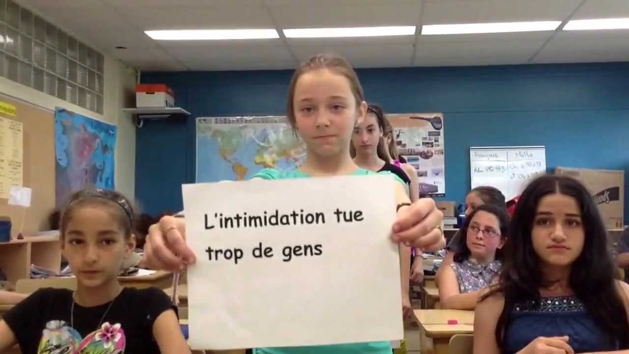 Non à l'intimidation!