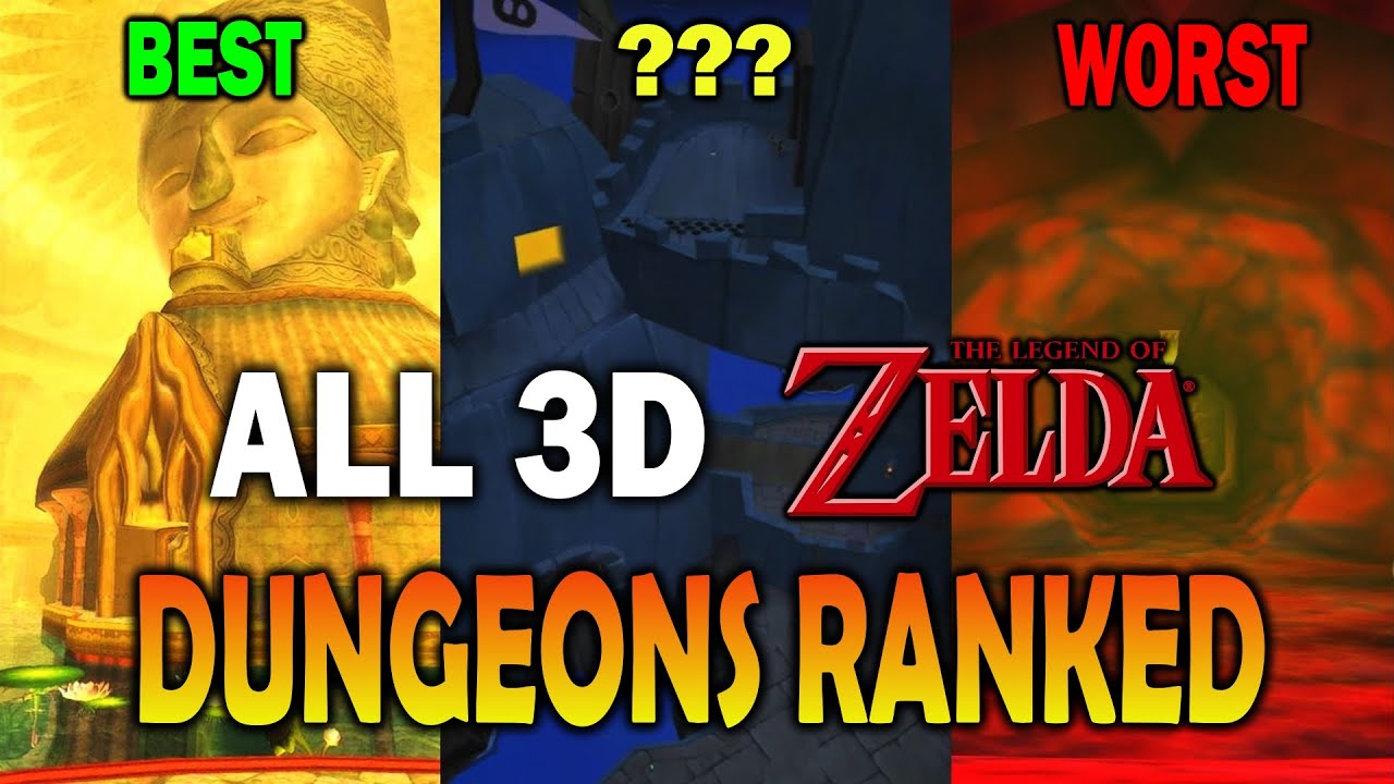 Ranking EVERY 3D Legend of Zelda DUNGEON From WORST To BEST