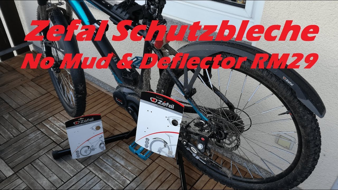 Schutzbleche No Mud und Deflector RM29 von Zefal an meinem E-Bike