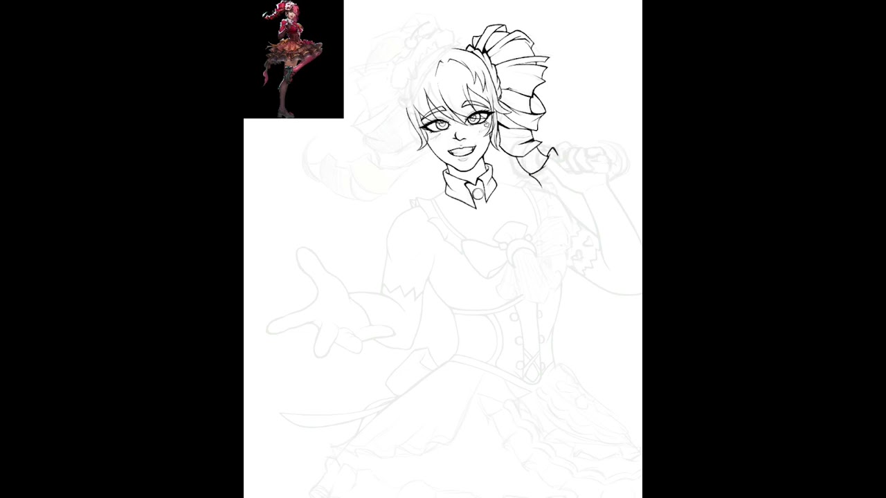 Luna Snow Speeddraw - Anniversary Skin Fanart! ⭐️⭐️