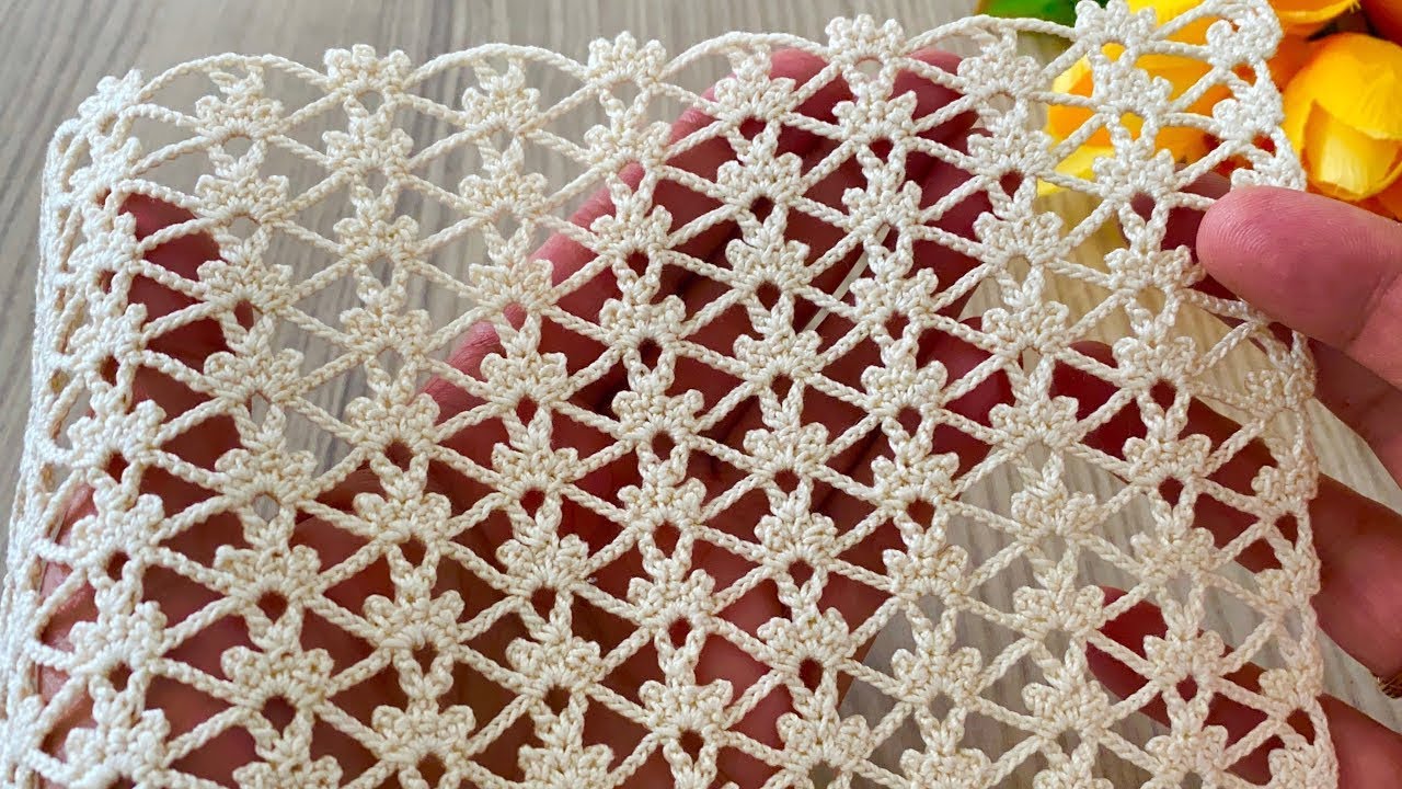 🌸Everyone Can Do It🌸 Flower Crochet Pattern Tutorial: Easy Design for Many Projects