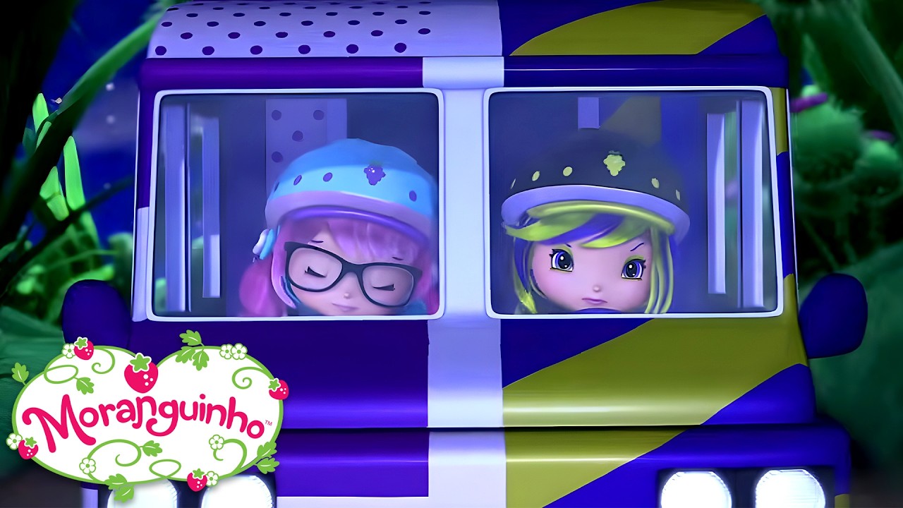Moranguinho 🍓 Desastre na viagem de carro! 🍓 Aventuras Em Tutti Frutti 🍓 Animado Para crianças