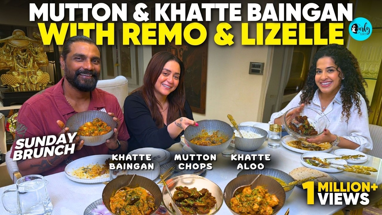 The Best Homemade Mutton But Remo Is Not Allowed To Eat 😳| Sunday Brunch with Remo & Lizelle D'Souza