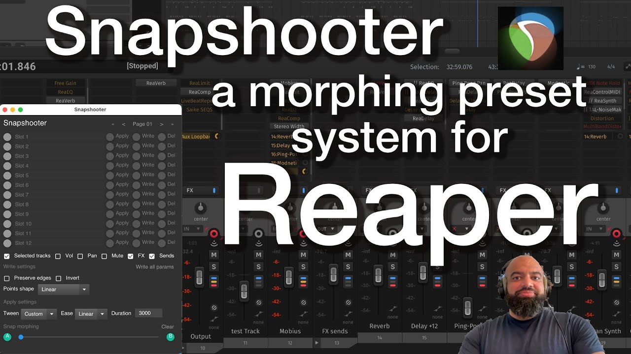 SnapShooter dynamic preset system for Reaper - Overview and Tutorial