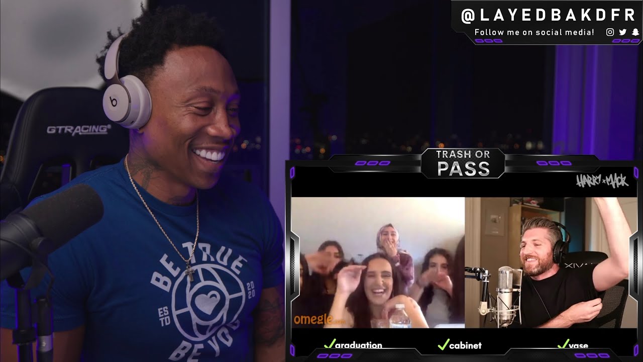 TRASH or PASS! Harry Mack ( Virtual Crowd Control ) Omegle Bars 41 [REACTION!!!]
