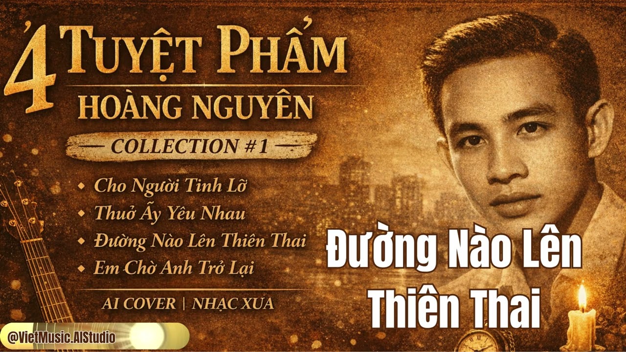 4 TUYỆT PHẨM HOÀNG NGUYÊN - Cho Người Tình Lỡ (Tuyển Tập #1) | AI COVER | VietMusic.AIStudio
