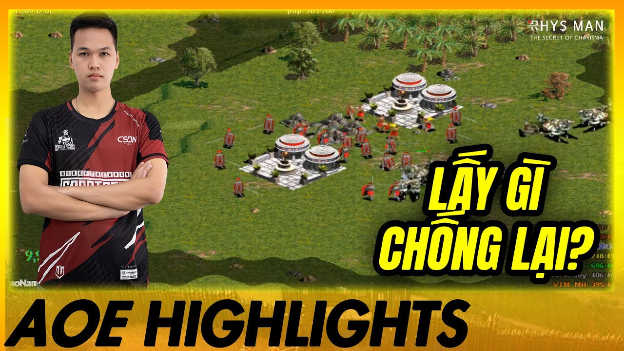 THẬT VI DIỆU - Chim Sẻ kết hợp quân ở map 44 QUÁ ĐẲNG CẤP | AoE Highlights #aoe