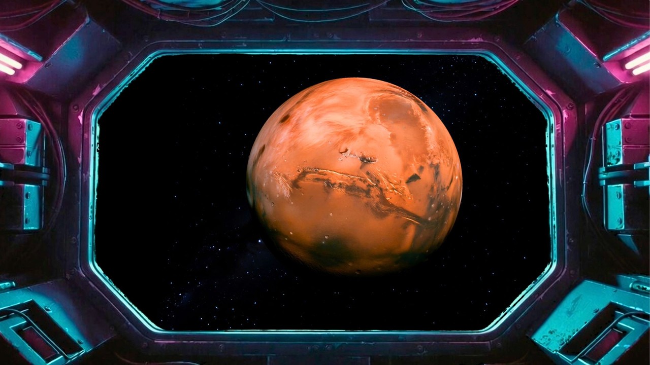 Journey to the Red Planet: Sci-Fi Ambience through a Porthole (8 Hours)