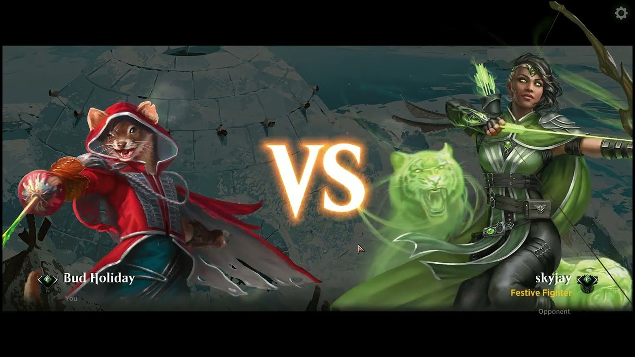 MTG ARENA Red/White Aggro Standard Ranked Match - 2026
