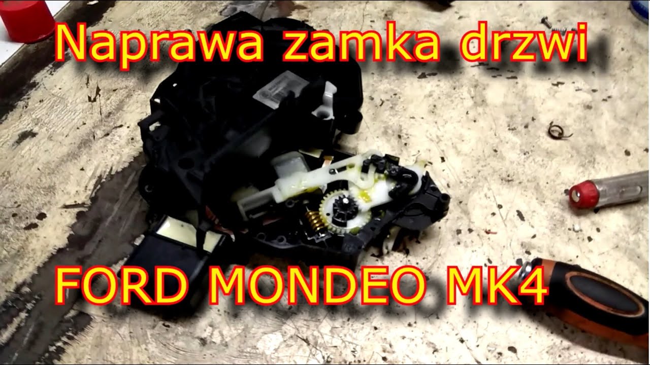 MONDEO MK4 naprawa zamka drzwi - czy się udała?/lock repair