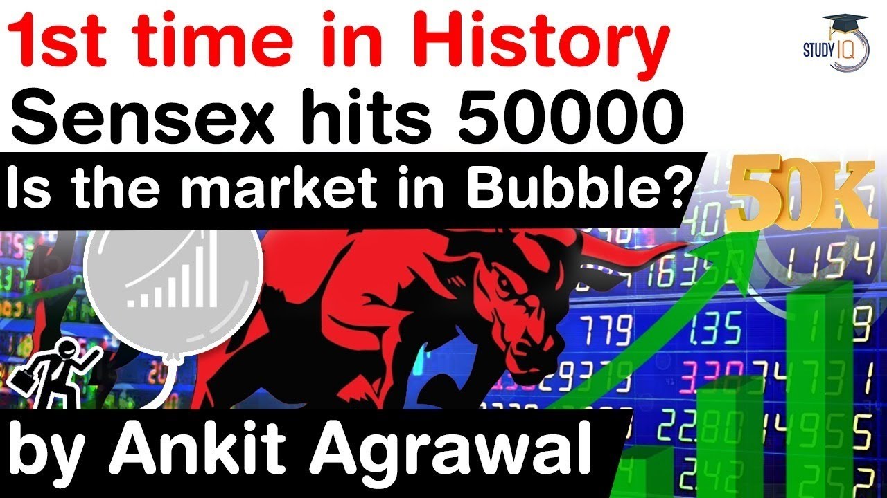 Sensex hits 50000 mark for the first time in its history - Is the Stock Market in BUBBLE? 