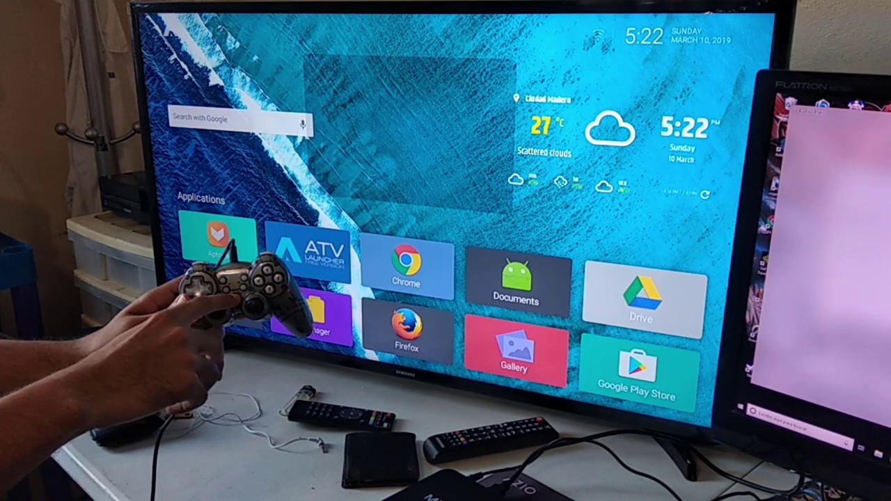 Conectar Control Alambrico USB a Tv Box y Jugar Juegos Retro!