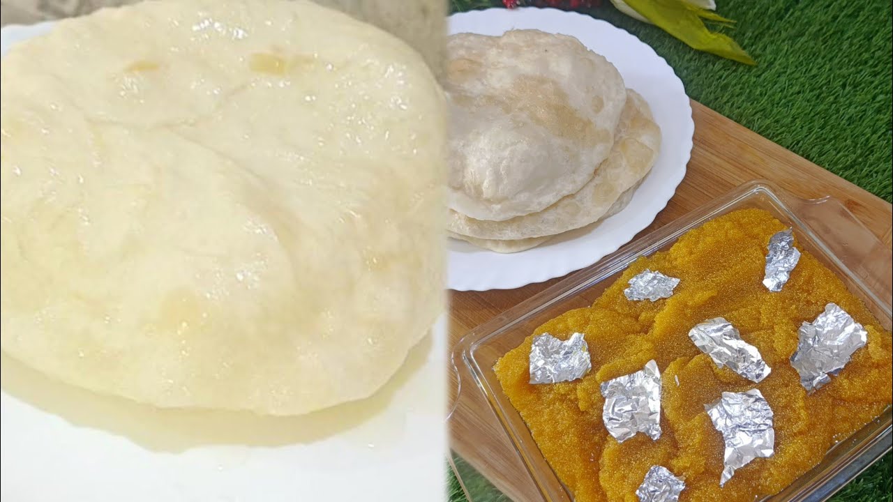 Shadiyon Wali Halwa Poori Recipe | Soft Puli Howi Pooriyan With Best Halwa Recipe by Ammi Kai Pakwan