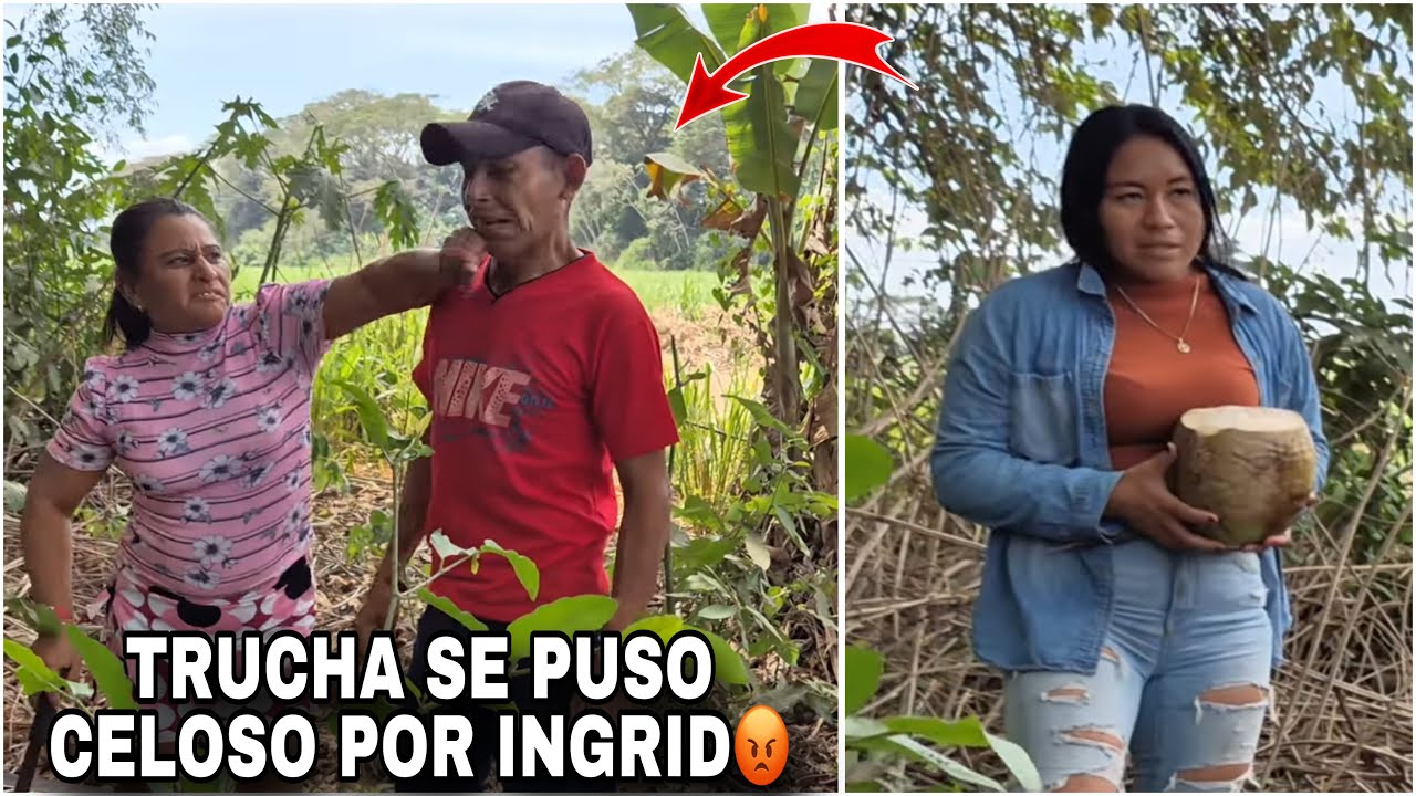 Chentia sentó de un vrgazo a trucha/ella lo obligó a ir a buscar a el grupo/ trucha se puso celoso😡