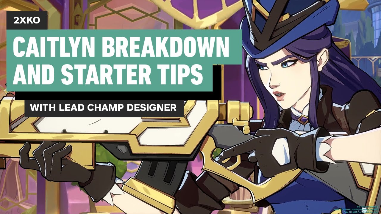 2XKO - Caitlyn Character Breakdown With Lead Champion Designer Alex Jaffe