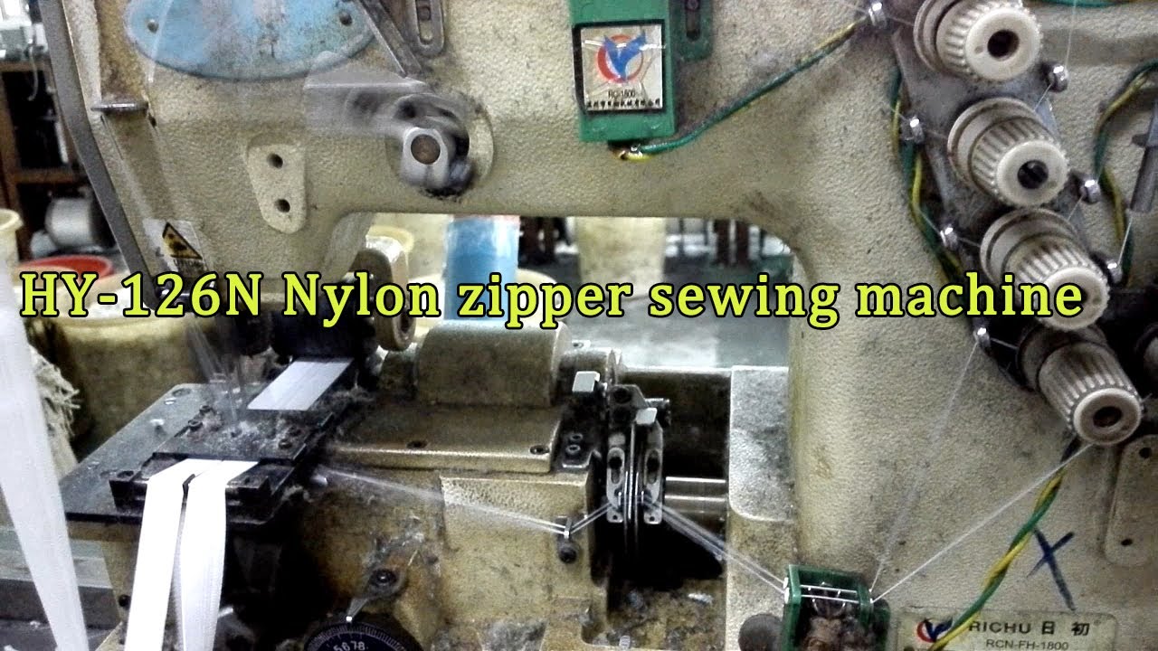 HY 126N nylon zipper sewing machine
