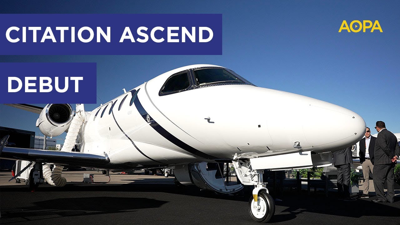 Новый бизнес-джет Citation Ascend на выставке NBAA-BACE 2025
