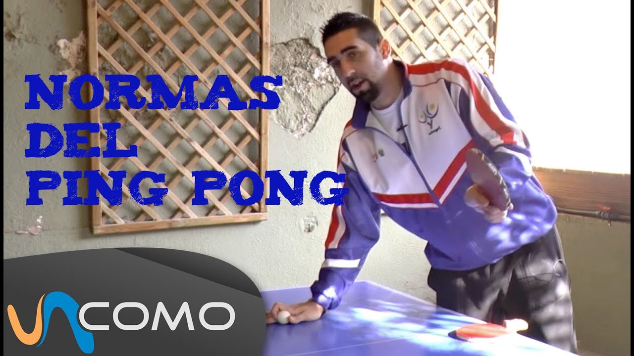 Cómo se juega al ping pong - Las normas
